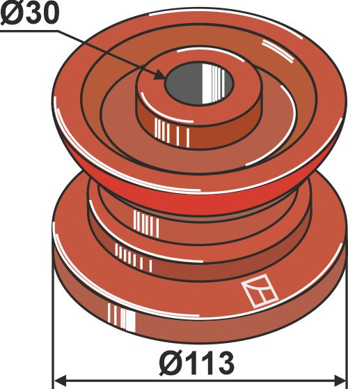 Umlenkrolle Ø 113