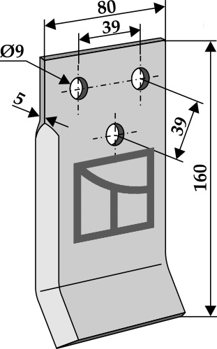 AGM Cuțite mixer furaje