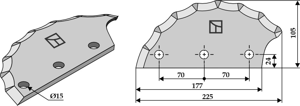 Sgariboldi Voermengwagenmes