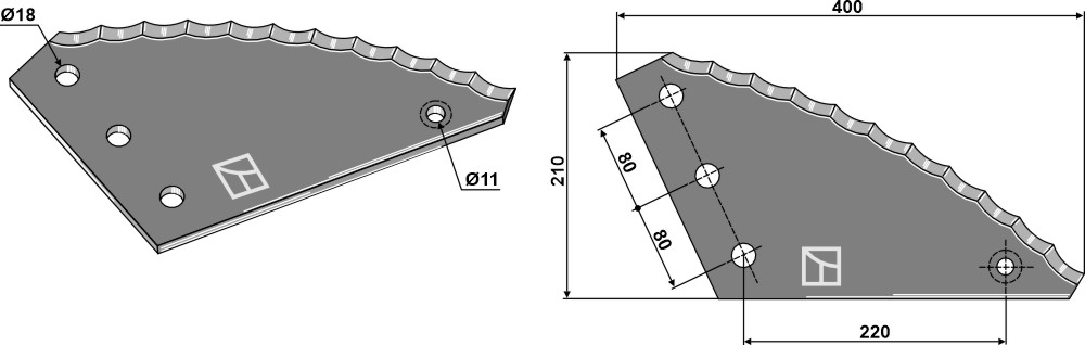 Strautmann Cuțite mixer furaje