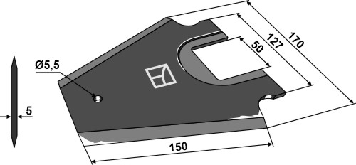 Schuitemaker Cuțite siloz