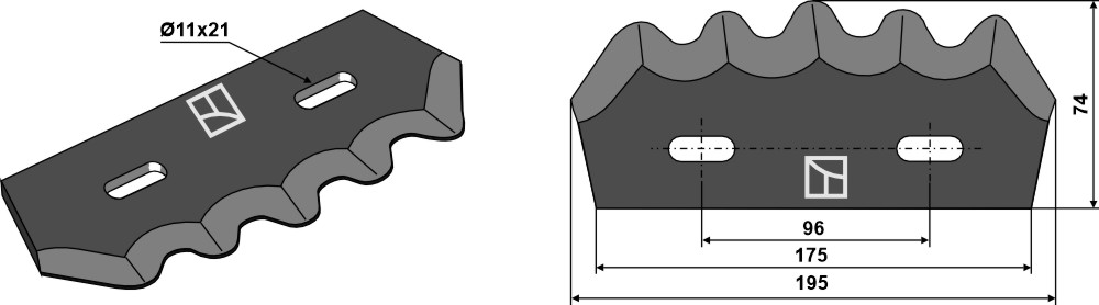 Marmix Voermengwagenmes