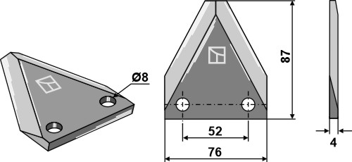 Faresin Voermengwagenmes