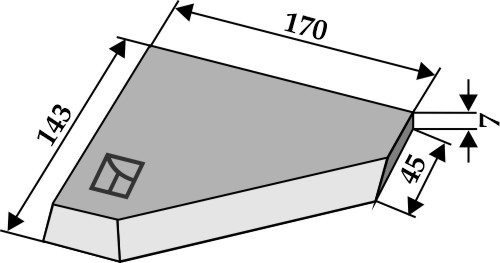 Becker &amp; Hänisch Ensilage knive