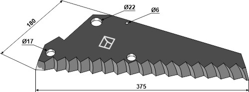 Ladewagenmesser geeignet für: Kemper Cuchillas de ensilado