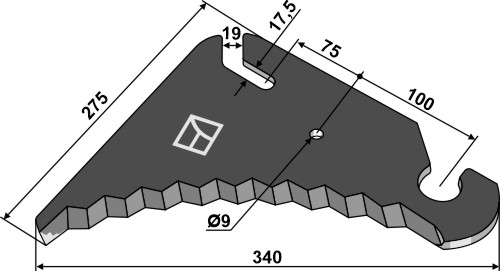 Rabe Ploeglichaam type BP-233 OS