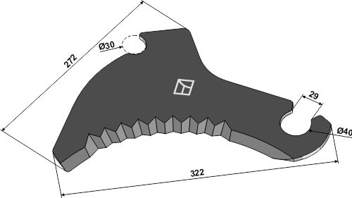 Niemeyer Typ korpusu pługa ENU18G