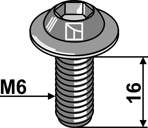 Befestigungsschraube - 10.9