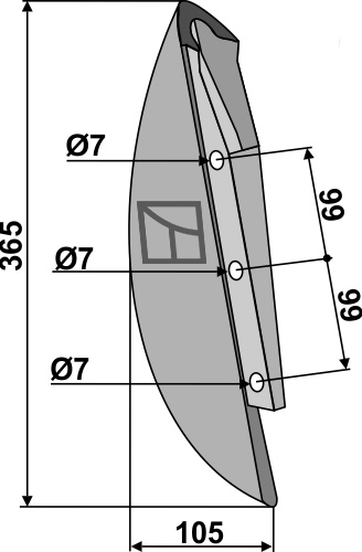Kuhn Typ korpusu pługa SK