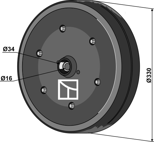 Andruckrolle komplett geeignet für: Amazone Прикатывающие колеса для посевной техники