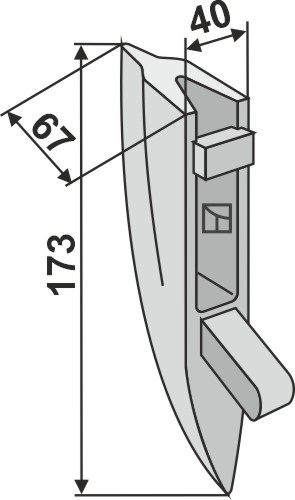 Säscharkeil geeignet für: Gaspardo Säschare