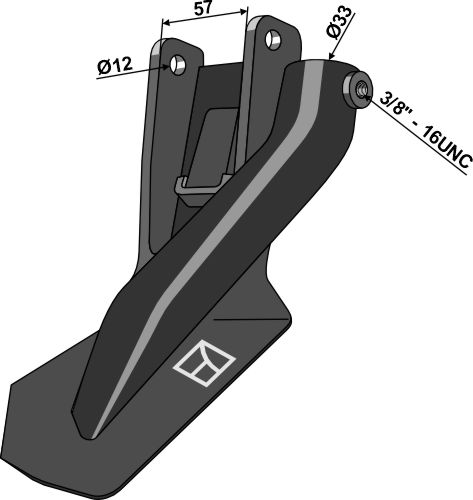 Säschuh - links geeignet für: John Deere Säschuh