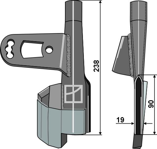 Frost Typ korpusu pługa ST - 10mm