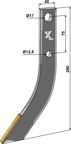 Fräshaken für Reihenfräsen - Hartmetall