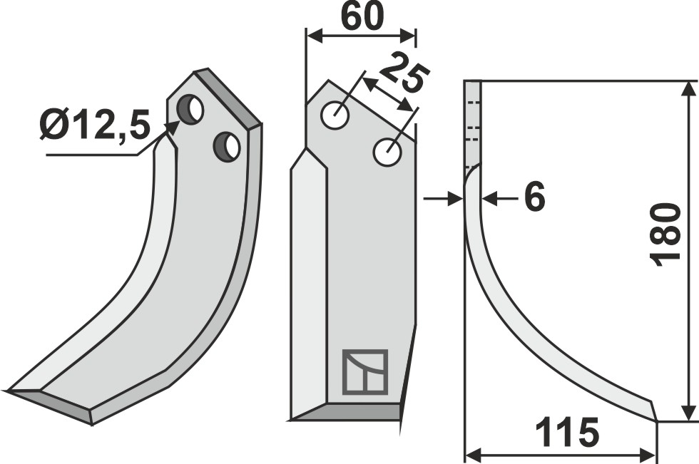Fräsmesser, rechte Ausführung geeignet für: Ferrari Фрезерный нож