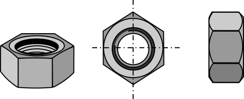 Moeren DIN934 - 10.9