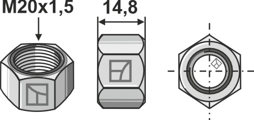 Гайки DIN934 - 10.9