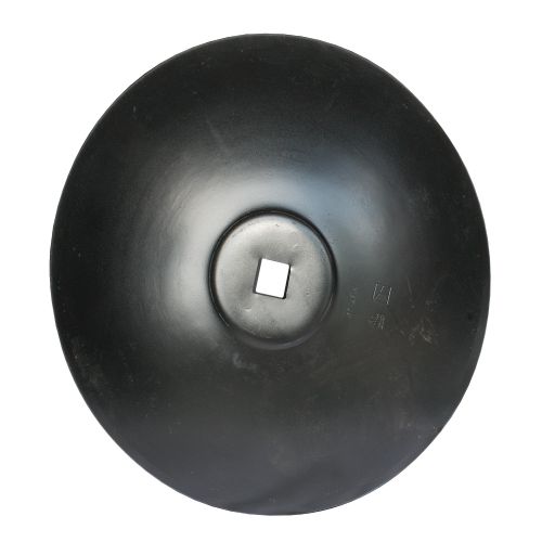 Plain discs with flat neck for assembling on square shafts