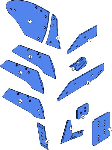 Ploeglichaam type BP-293 O