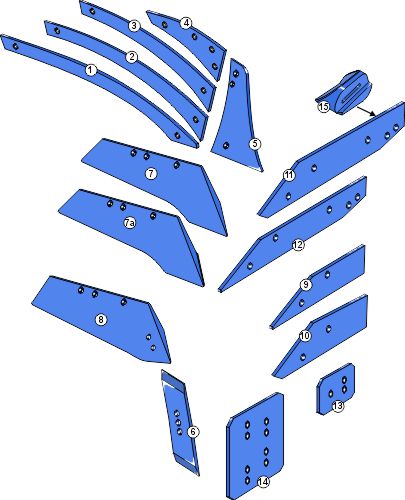 Ploeglichaam type BP-233 OS