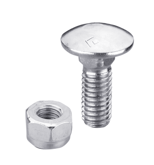 Saucer-head screws for scrapers