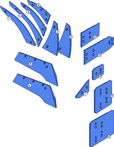 Typ korpusu pługa BP-351 WS(L)