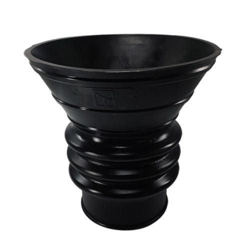 Rubber funnel