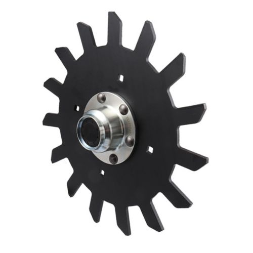 Disco quita-residuos estrellado para máquinas